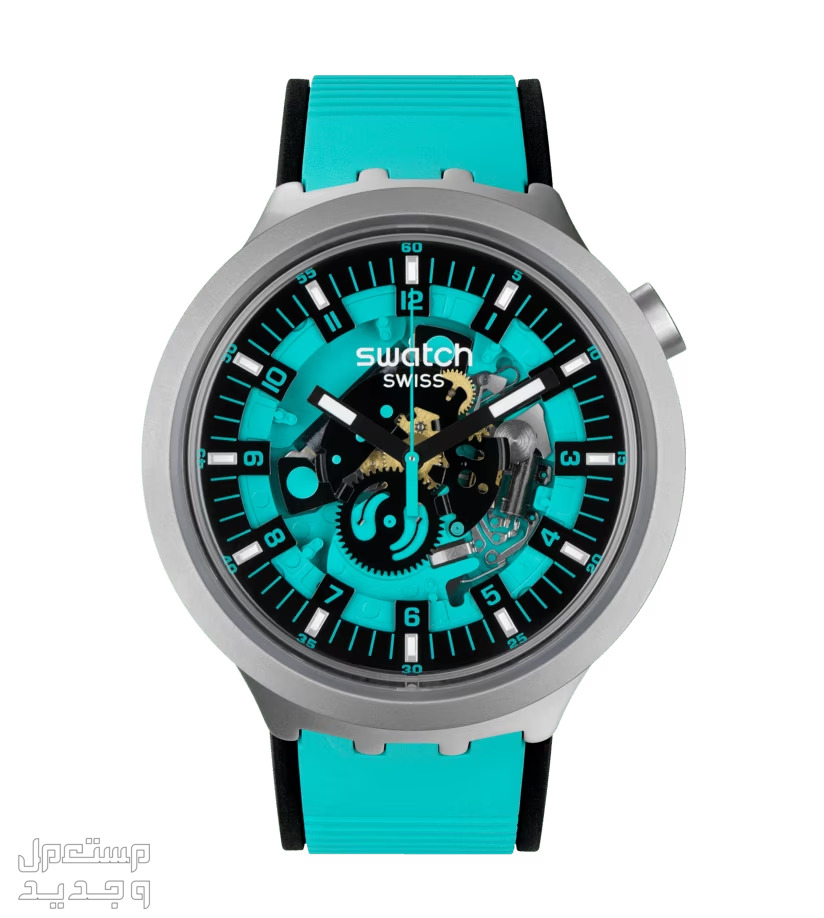 أحدث swatch ساعات بالموديلات والمواصفات الكاملة والصور والأسعار ساعة swatch موديل SB07S111 (MINT TRIM)