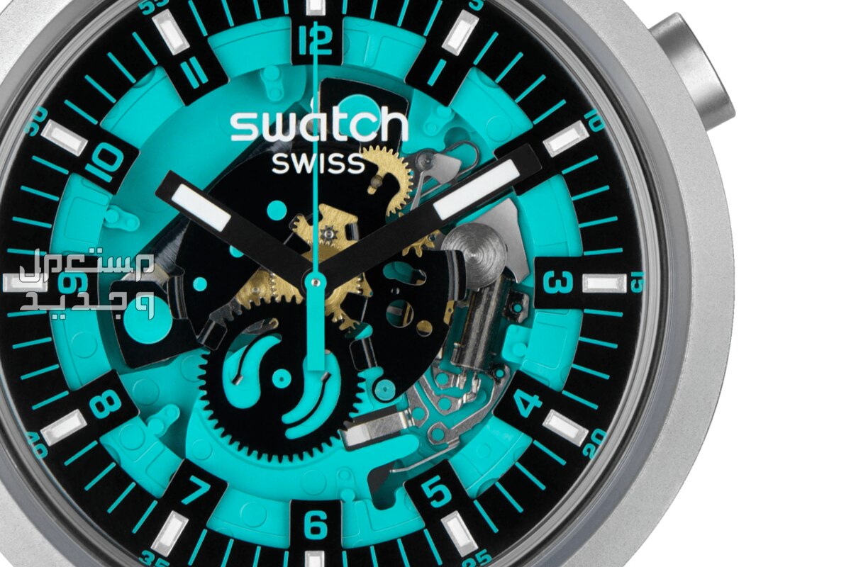 أحدث swatch ساعات بالموديلات والمواصفات الكاملة والصور والأسعار ساعة swatch موديل SB07S111 (MINT TRIM)