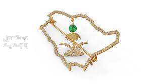 مجوهرات بطابع التراث السعودي لأشهر المصممات في الإمارات العربية المتحدة بروش SAUDIA BROOCH WITH FULL DIAMOND