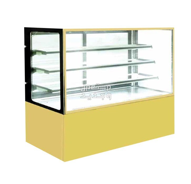 سعر ومميزات والمواصفات الخاصة لثلاجات عرض الحلويات ثلاجة عرض بانكول حلويات 1.5 متر لون ذهبي