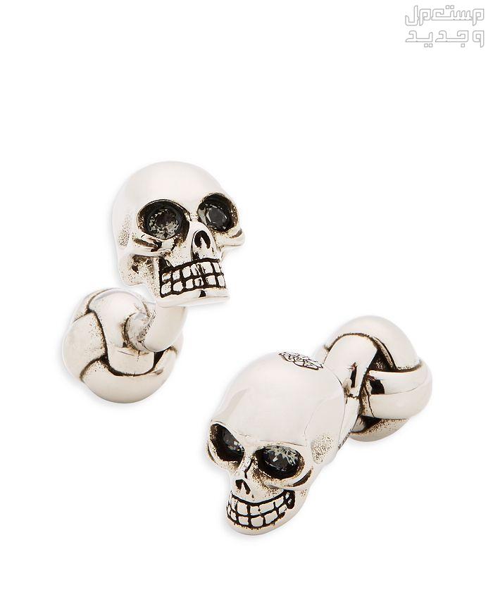 أفضل ماركات زراير بدل رجالي زراير بدل رجالي من Men's 3-D Skull Cufflinks ALEXANDER MAQUEEN