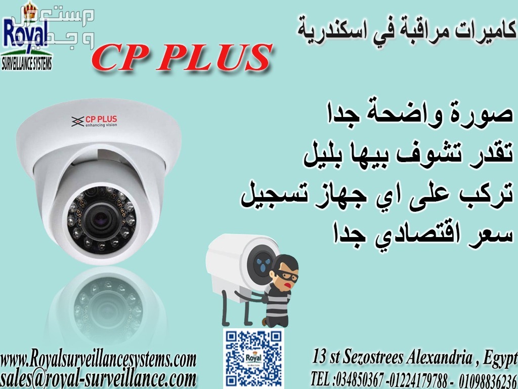 كاميرات مراقبة داخلية في اسكندرية