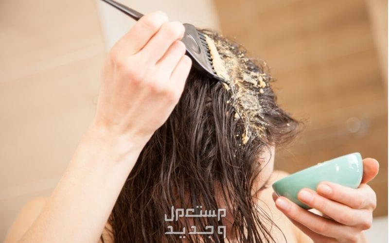 خلطات هندية طبيعية لتطويل الشعر وضع الماسك على الشعر