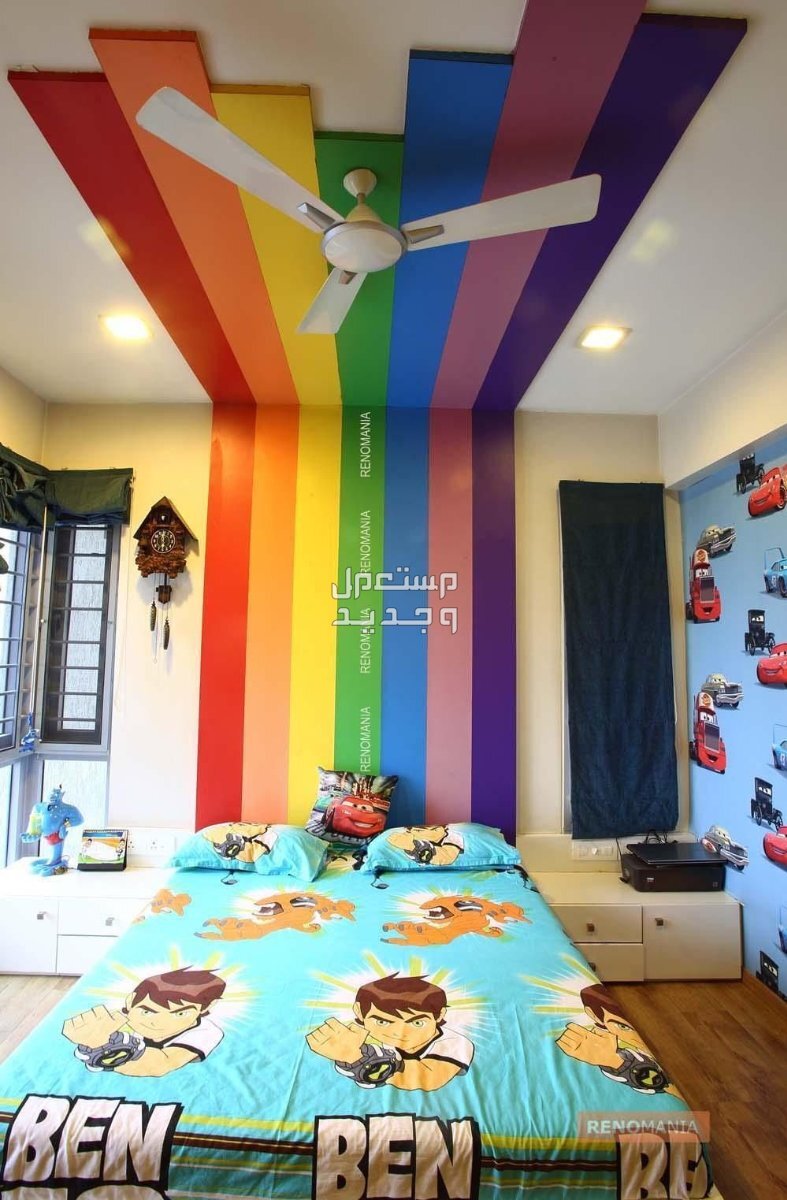 صور ديكورات اسقف غرف نوم اطفال 1445