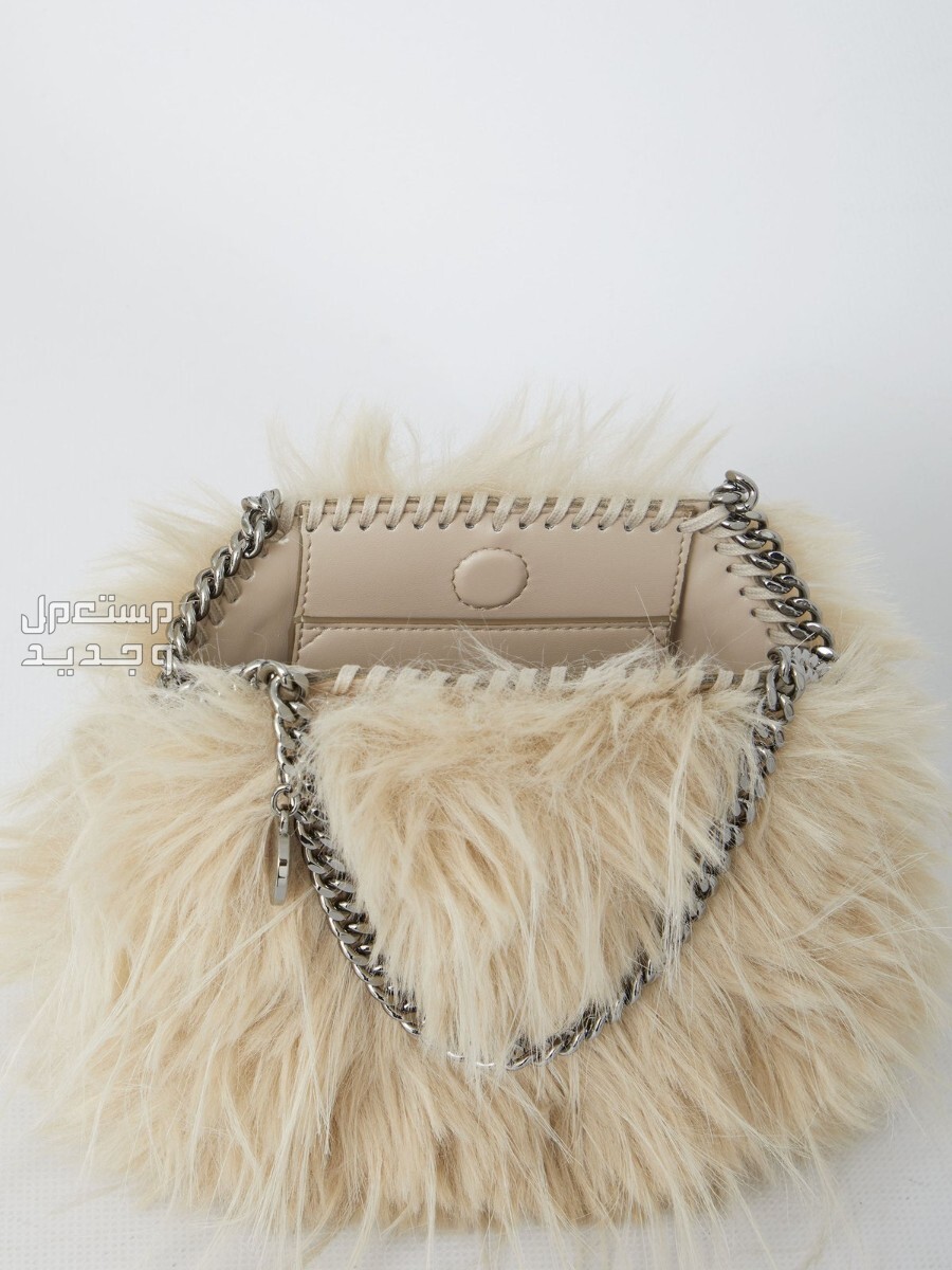 أحدث شنط ستيلا مكارتني تفاصيل شنطة Falabella Shaggy Tiny Tote Bag