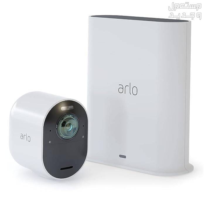 كاميرا Arlo Ultra 2 Spotlight - نظام أمان كاميرا لاسلكي فيديو 4K و HDR ، رؤية ليلية ملونة ، صوت ثنائي الاتجاه ،،، خالي من الأسلاك ، عرض 180 درجة ، VMS5240B-200NAS في جدة