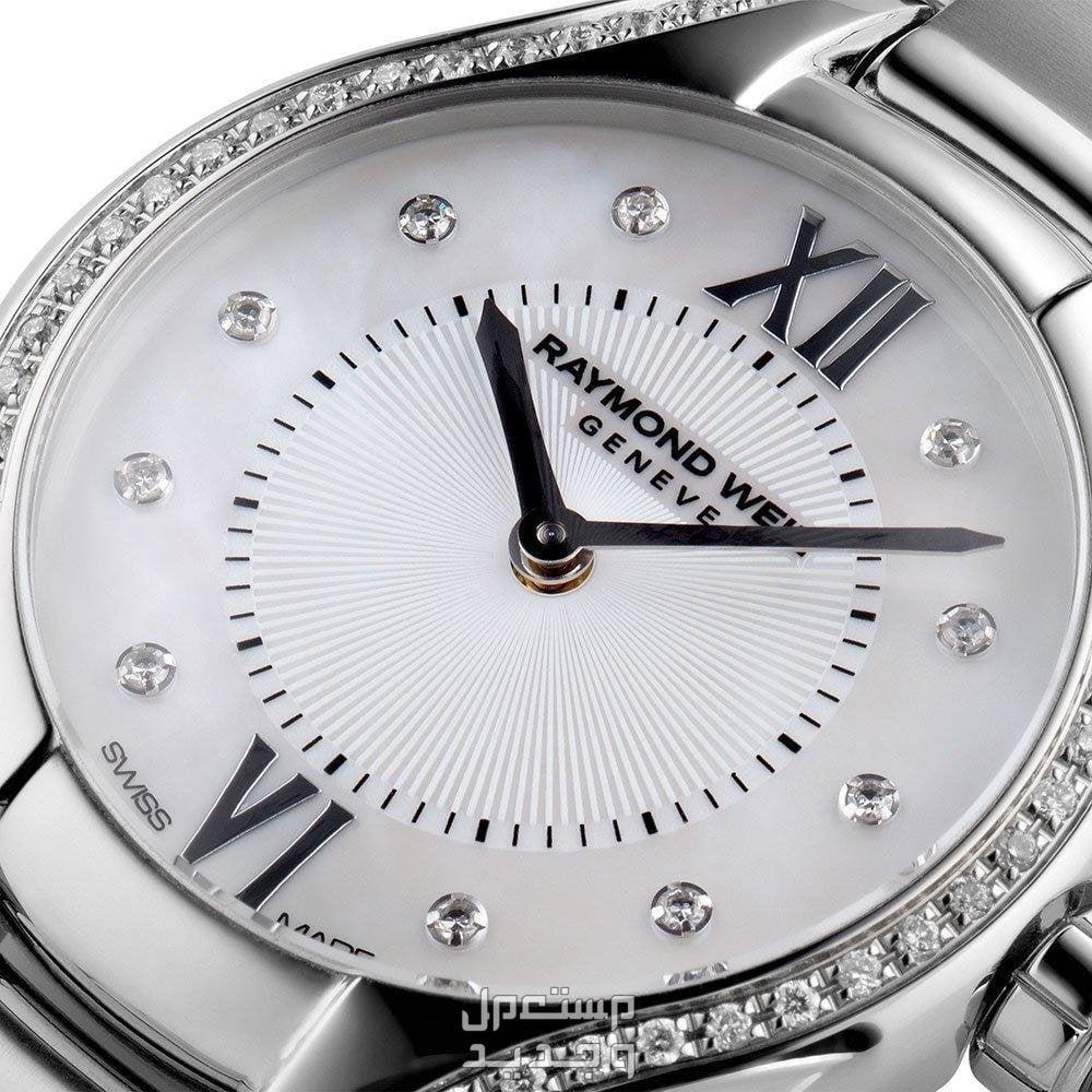 أفضل 5 ساعات ألماس نسائية تفاصيل ميناء ساعة ألماس من Raymond Weil Noemia 24mm Watch