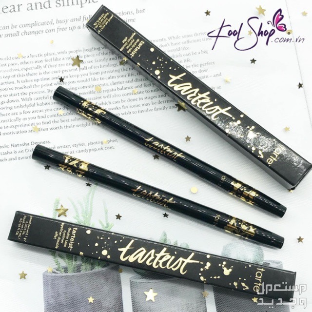 أفضل قلم كحل للعيون قلم كحل من tarte Double Take Eyeliner Black