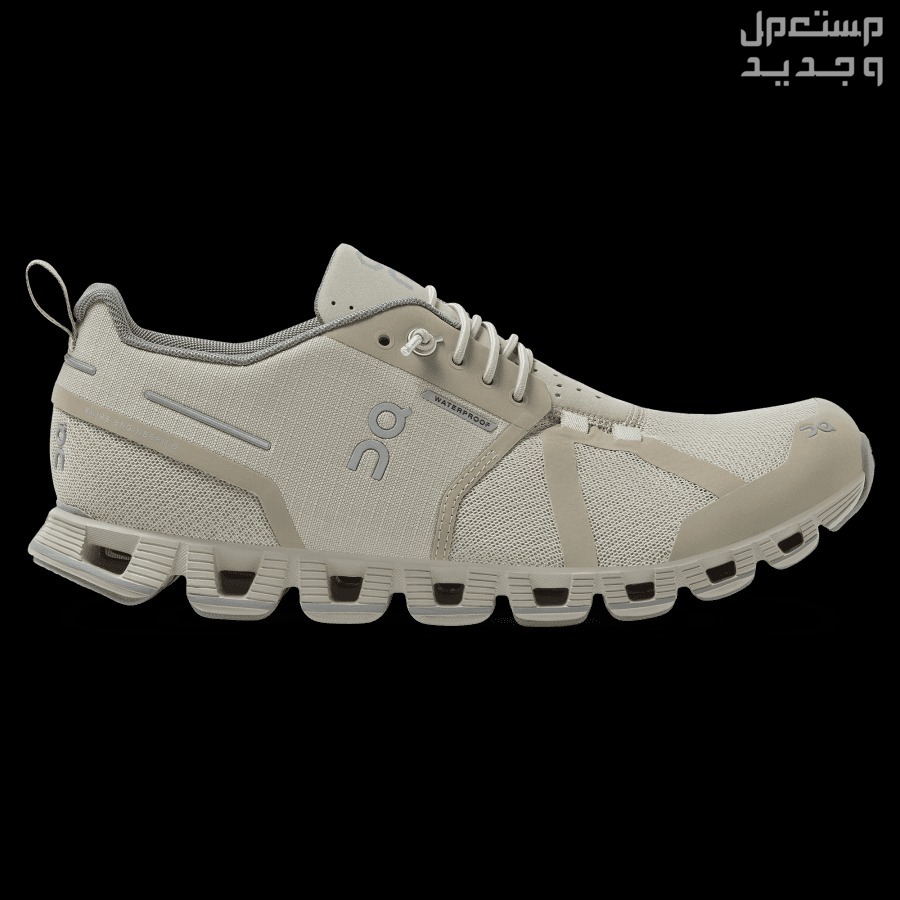 مواصفات وأسعار أحذية on running الرجالية والنسائية حذاء Women's On Cloud 2 Waterproof Sneakers باللون البيج