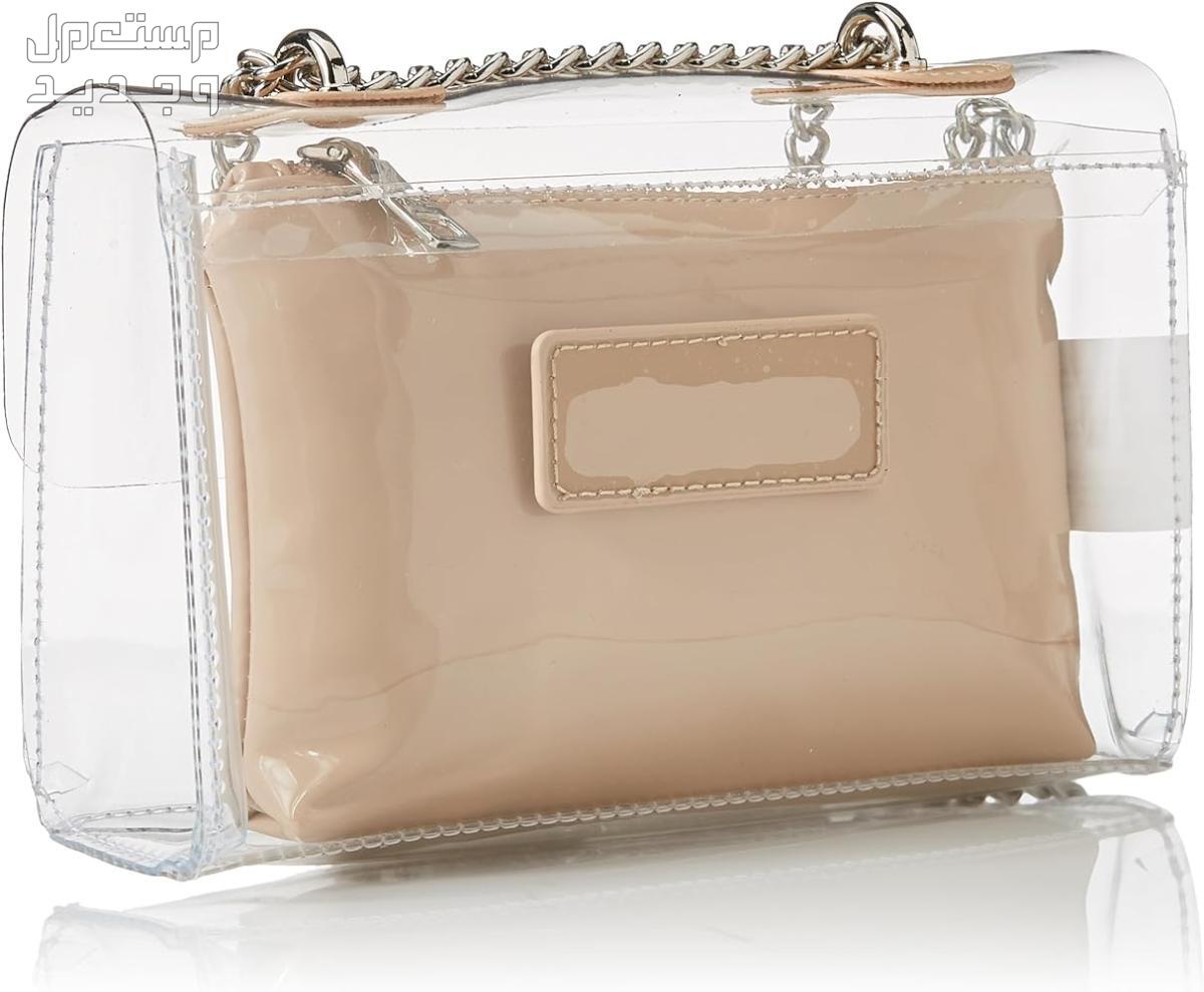 أفضل حقيبة شفافة لعام 2023 ظهر حقيبة شفافة من  Steve Madden Womens Clutch Crossbody Handbag