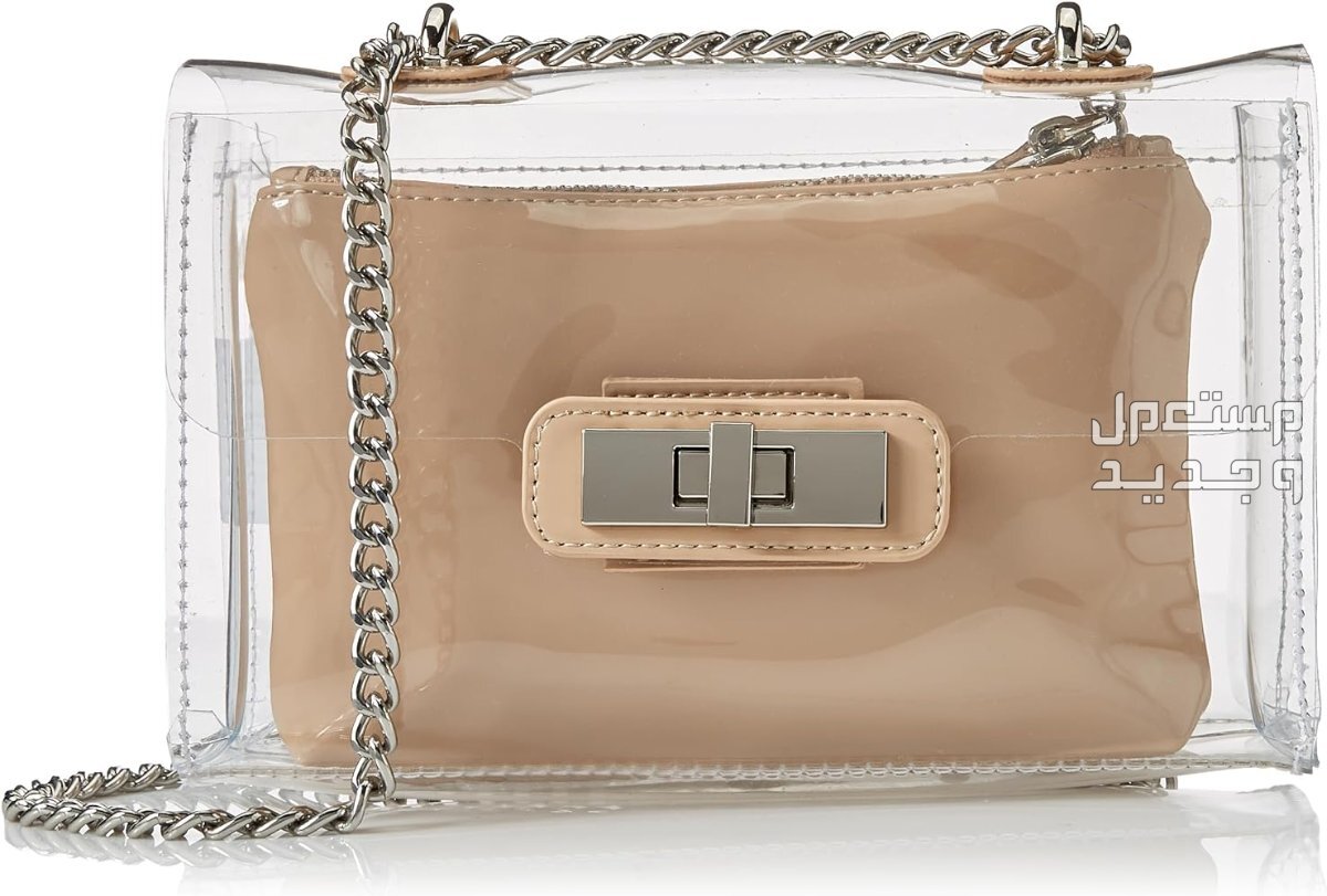 أفضل حقيبة شفافة لعام 2023 حقيبة شفافة من  Steve Madden Womens Clutch Crossbody Handbag