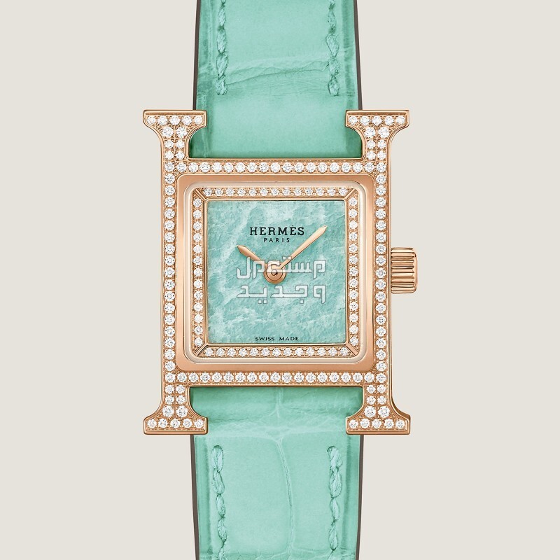 أفضل ساعات هيرمز النسائية تفاصيل ساعة Heure H watch- Mini model-21 mm      