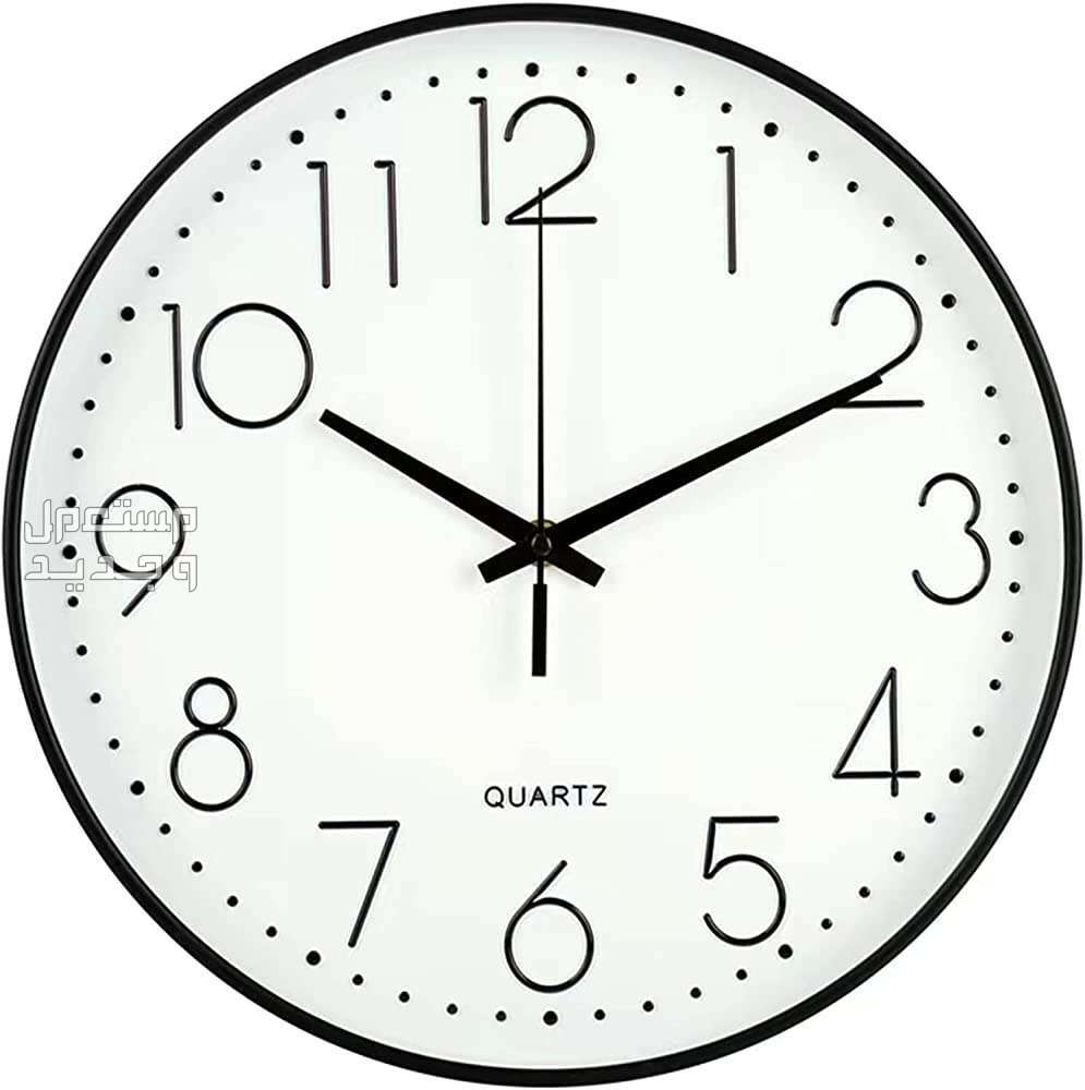 أفضل 5 أنواع ساعات حائط لعام 2023 ساعة حائط Qiccijoo Wall Clock 12-inch Silent