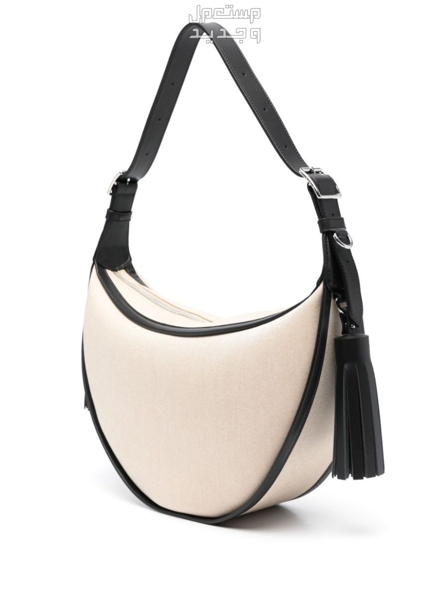 مواصفات أحدث شنط كينزو بالتفصيل شنطة كينزو KENZO 18  MEDIUM HOBO BAG بحواف باللون الأسود