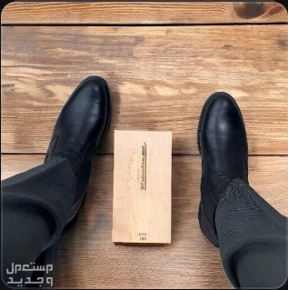 حذاء جلد طبيعي بقري - فخامة ورقي. متوفر شحن لكل مصر