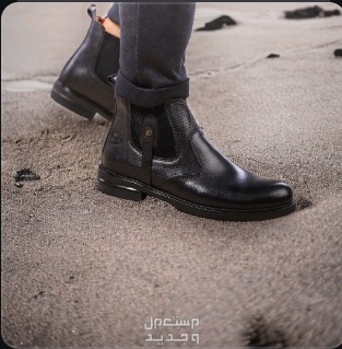 حذاء جلد طبيعي بقري - فخامة ورقي. متوفر شحن لكل مصر