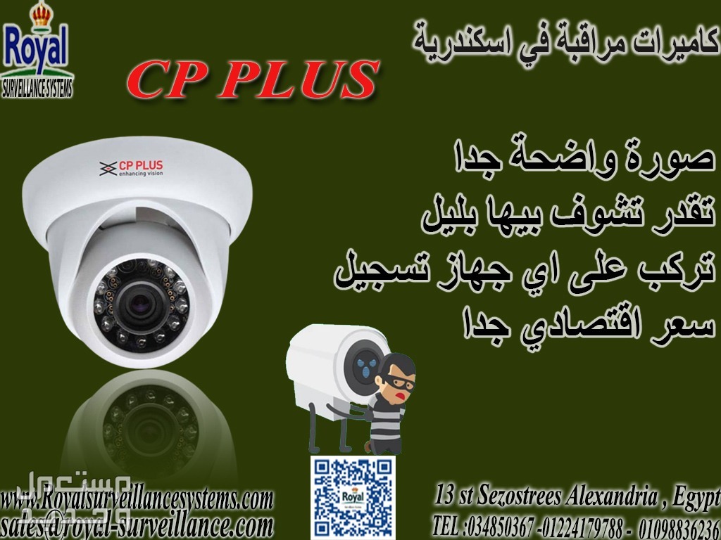 كاميرا مراقبة في اسكندرية