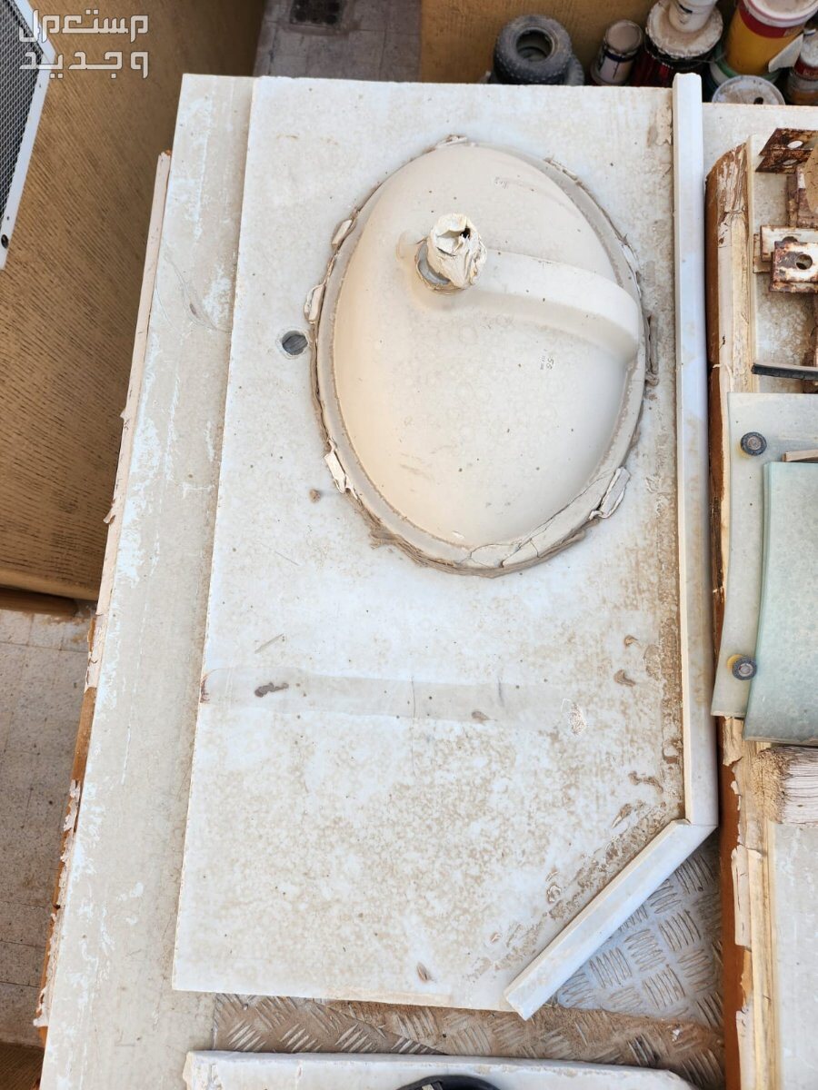 مغاسل رخام  حوض مخفي رخام كراره ايطالي  المقاس/ 115 × 60 سم