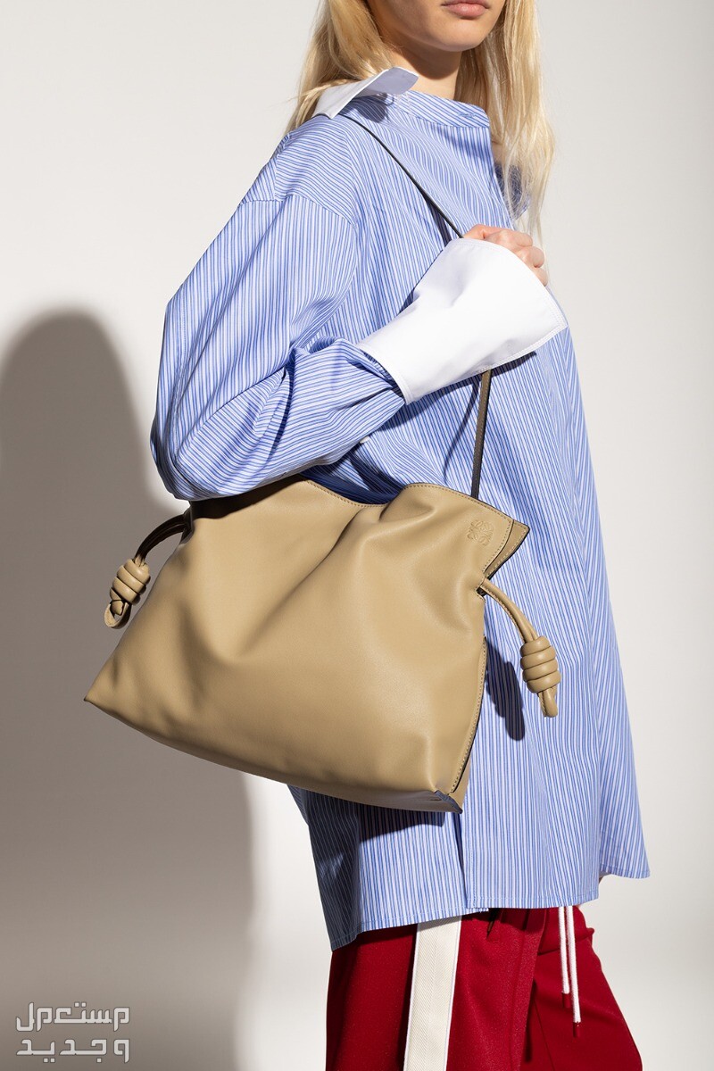 أحدث إصدارات شنط لويفي لعام 2023 شكل شنطة LOEWE flamenco clutch in nappa calfiskin أثناء حلمها