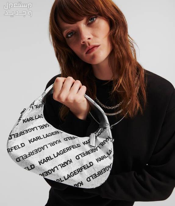 أحدث شنط كارل لعام 2023 شنطة K/KUSHION RHINESTONE HOBO HANDPICKED BY HUN KIM