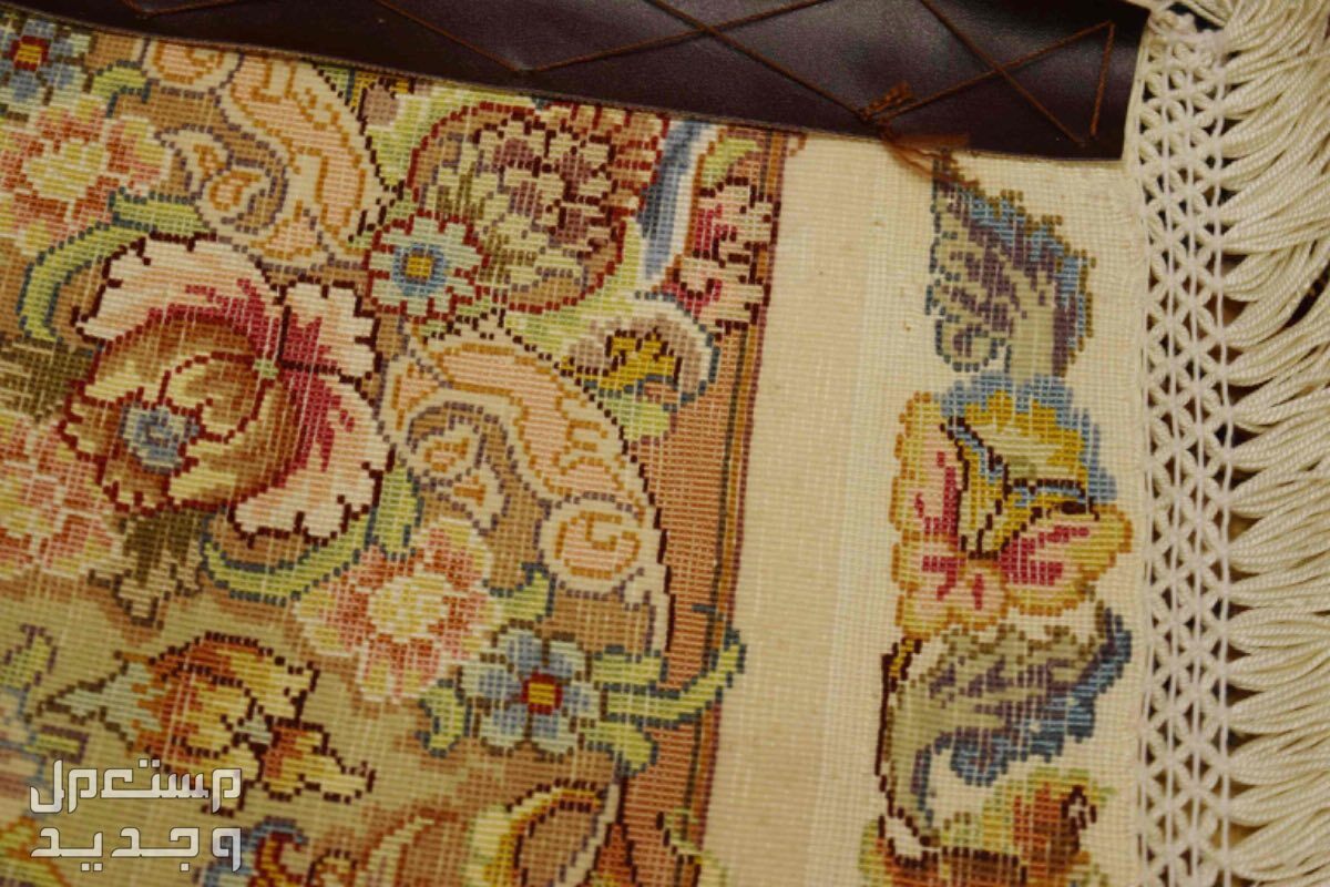 سجادة جوهر تبريزي المصنوع من الصوف والحرير