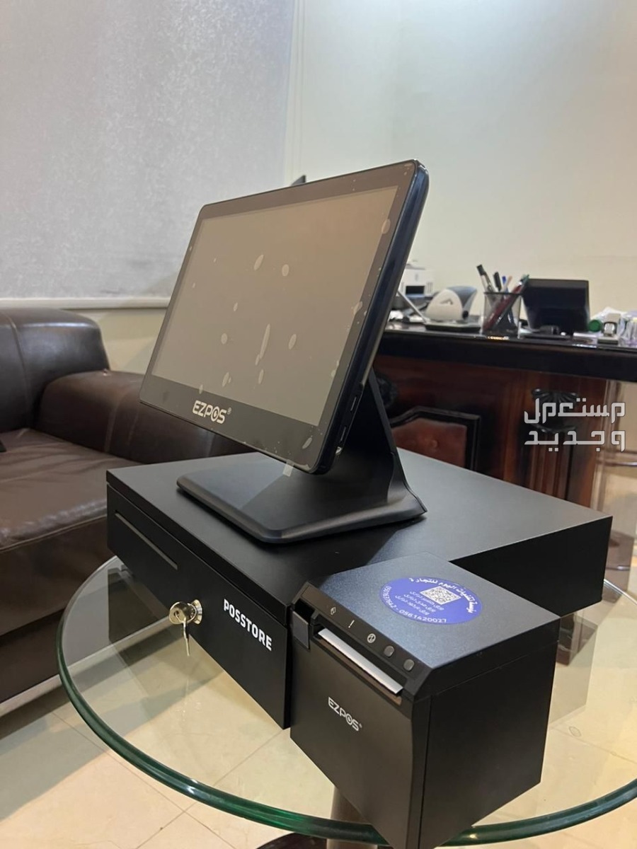 جهاز كاشير لمس جديد كامل مع برنامج مفتوح ودعم فني  في الرياض