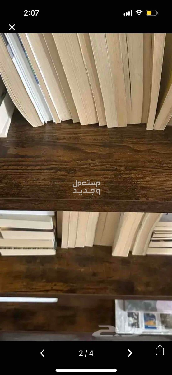 مكتبة - رفوف كتب استعمال نظيف حدًا بسعر 800 ريال سعودي