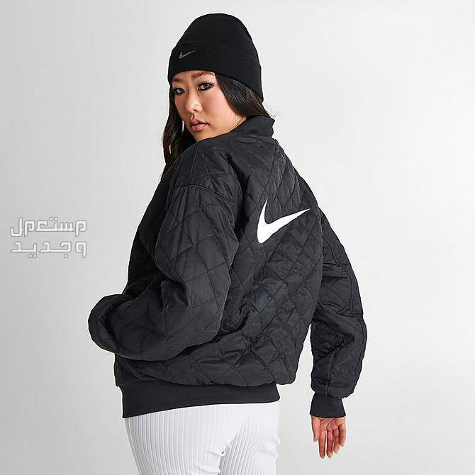 عروض علامة نايك للجمعة البيضاء لعام 2023 جاكيت Nike sportswear women's reversible varsity bomber jacket