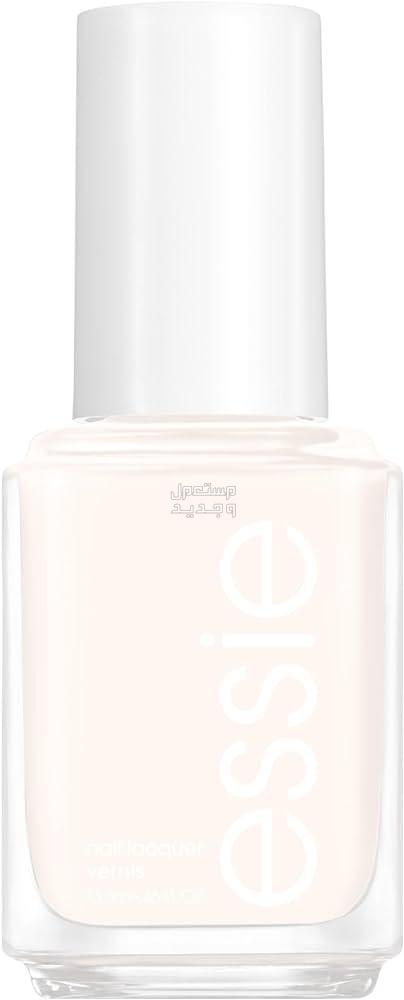 أفضل ألوان مناكير نيود لعام 2023 مناكير نيود من essie Salon-Quality Nail Polish Cloudy White- Marshmallow