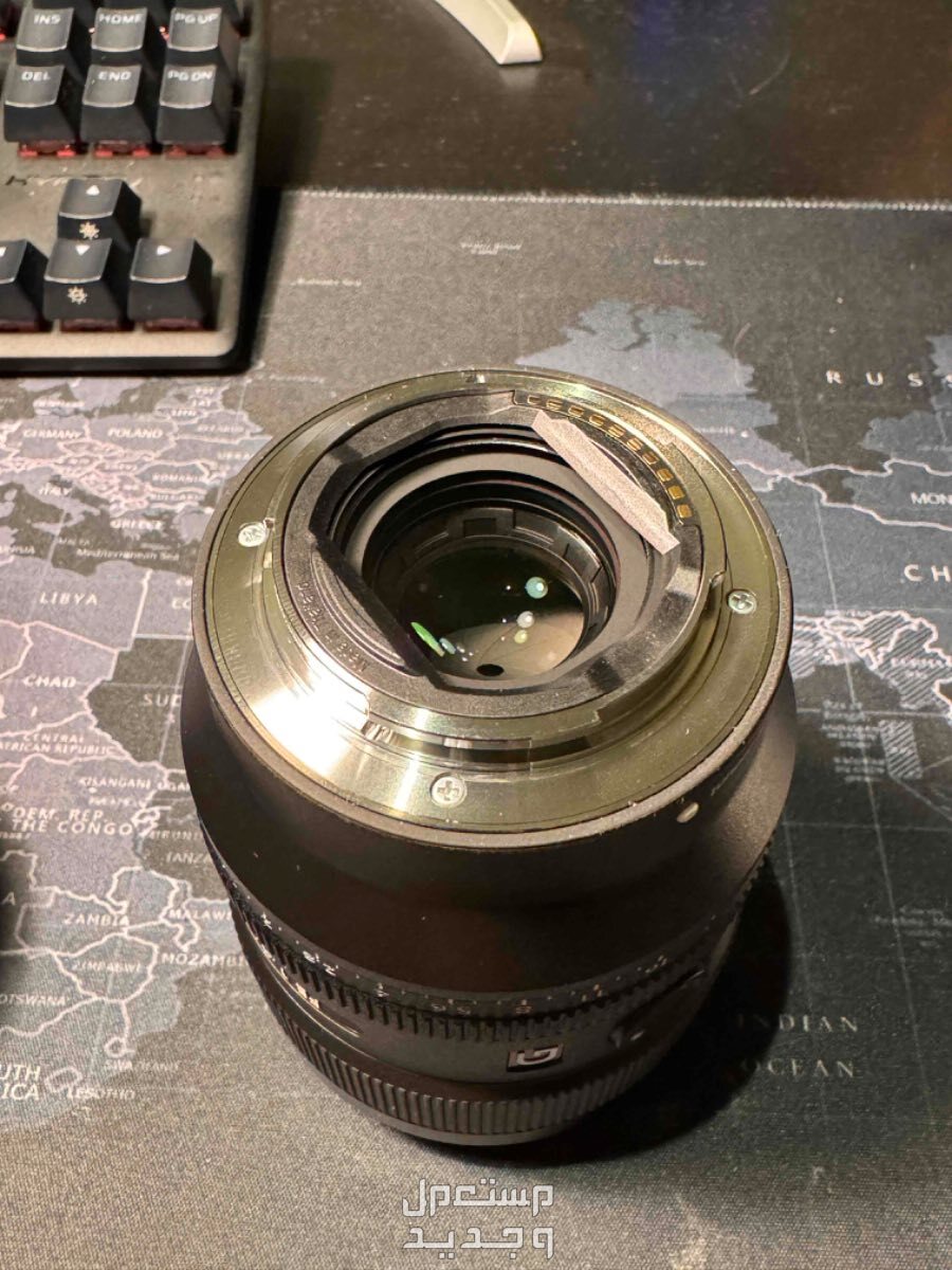 كاميرا سوني ac7 وعدسه 24mm f1.4gm