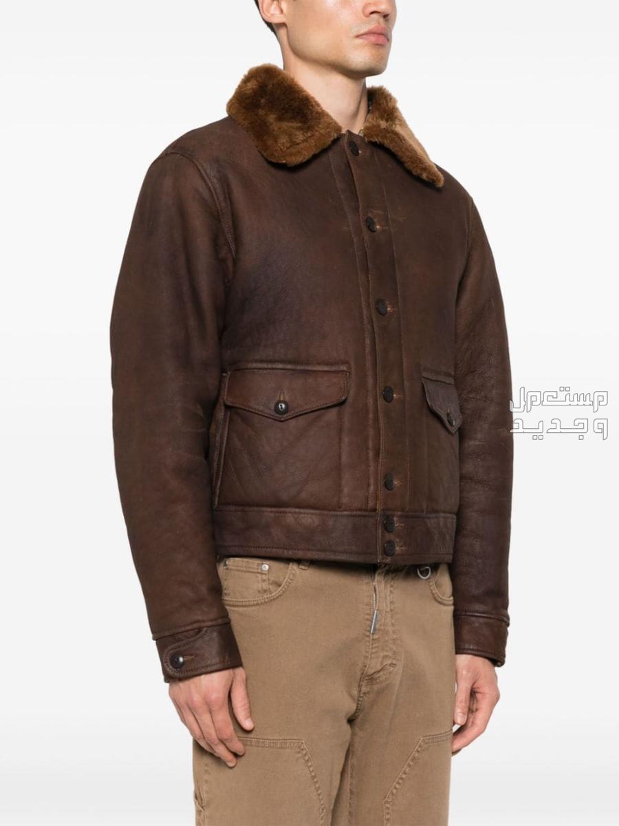 أفضل جاكيت جلد رجالي لعام 2025 جاكيت جلد رجالي من Ralph lauren RRl peyton leather jacket
