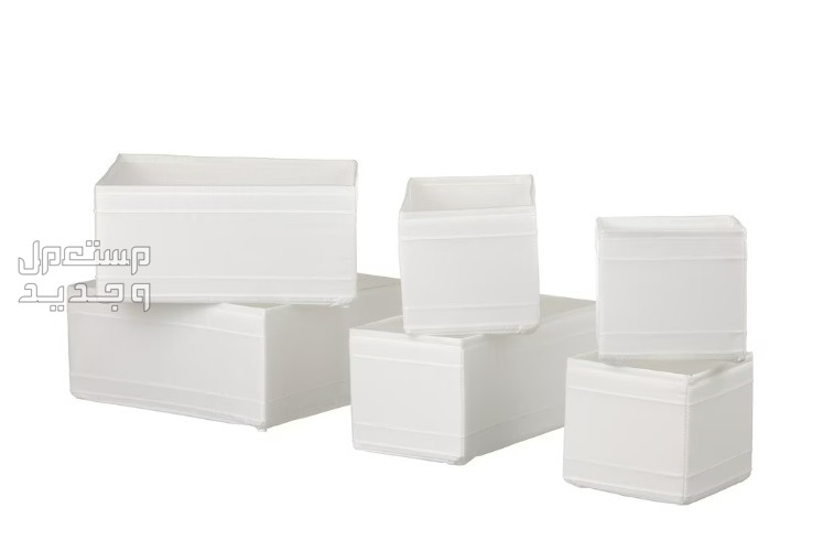 صندوق تخزين طقم من 6 قطع أبيض في الرياض بسعر 50 ريال سعودي