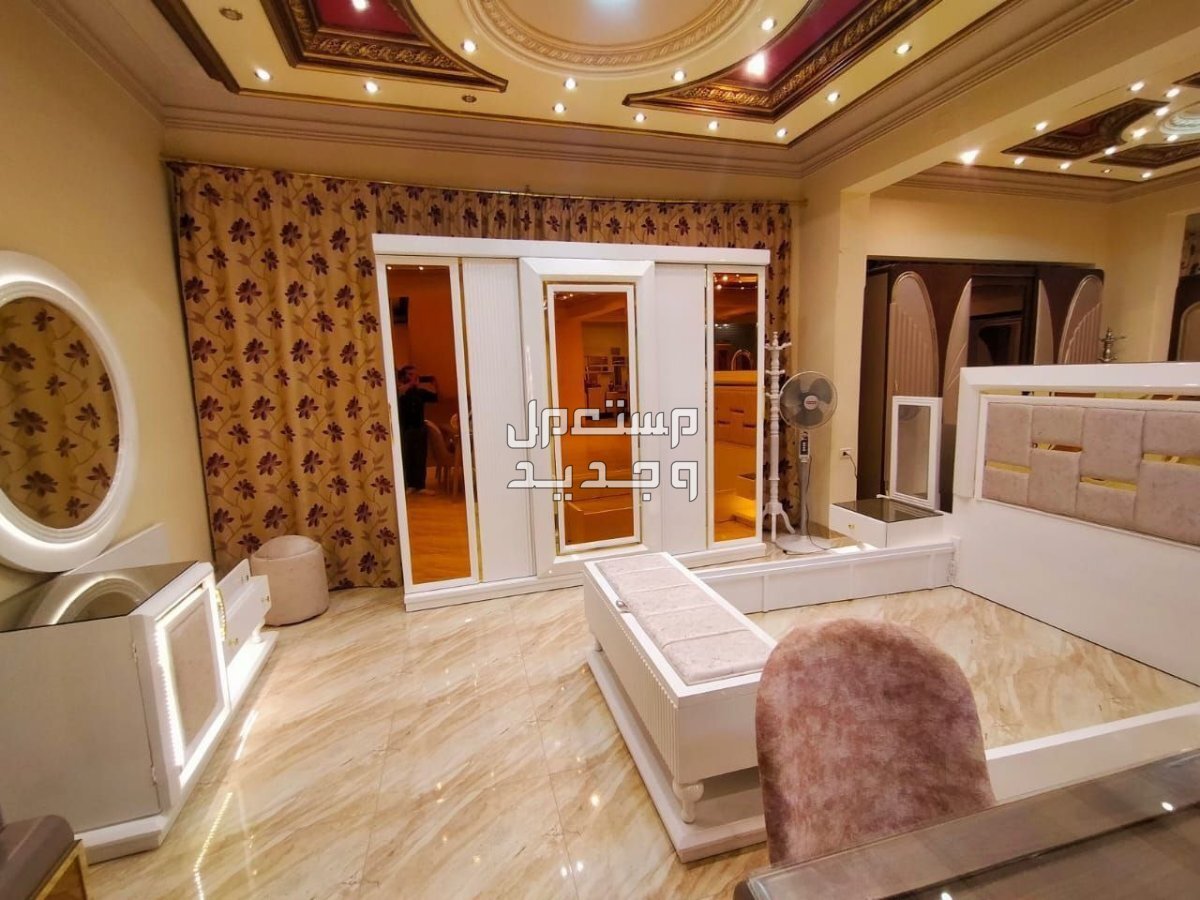 غرفة نوم اساتيل عالي خشب زان  في مركز دمياط بسعر 24 ألف جنيه مصري
