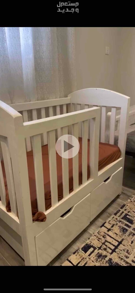 صبيا  سرير اطفال ، خشب تفصيل مع ادراج سفلية