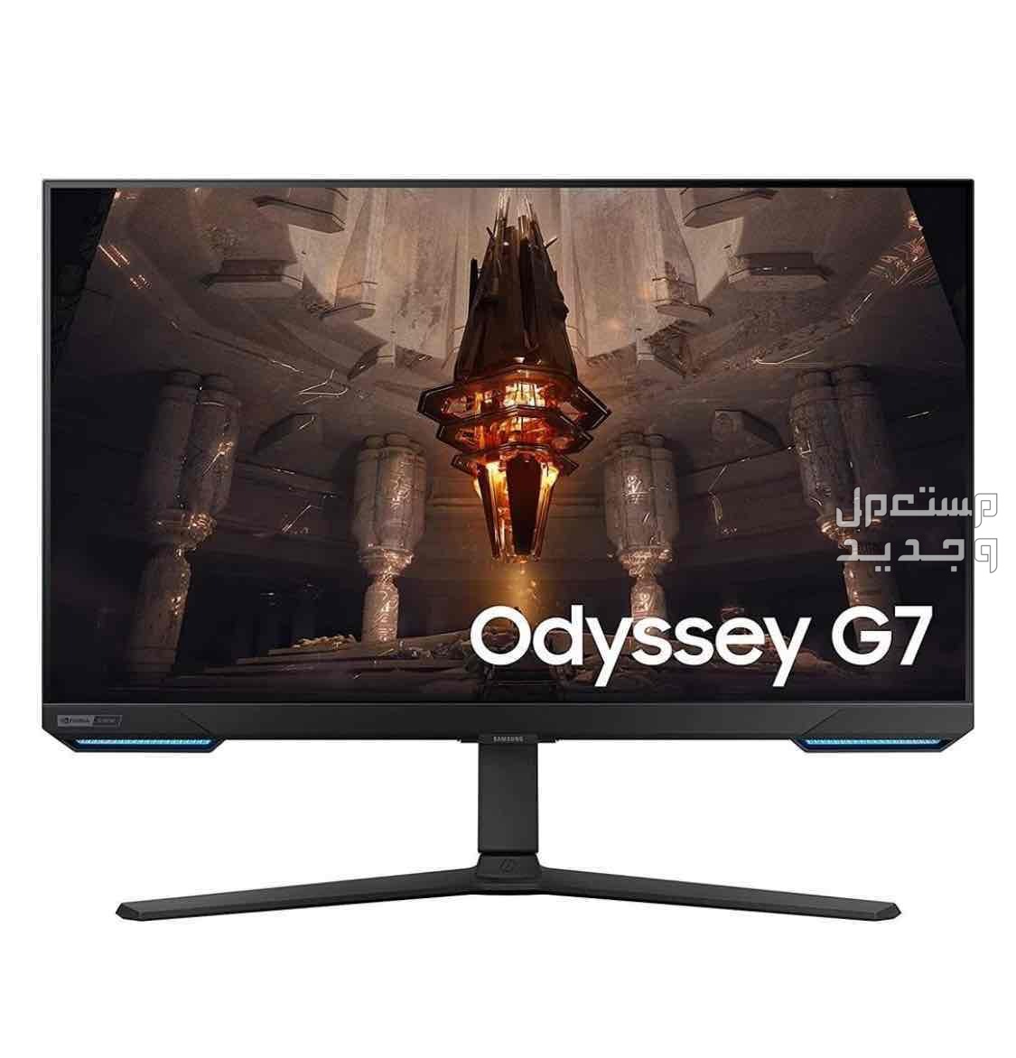 شاشة الألعاب Samsung Odyssey G7 مقاس 28 بوصة UHD 144 هرتز IPS، وقت استجابة 1 مللي ثانية (GTG)، متوافق مع G-Sync، 1 مليار لون، ألعاب HDR10+، Wi-Fi وبلوتوث، USB Hub 3.0، ETH / 2XHDMI / DP، أسو