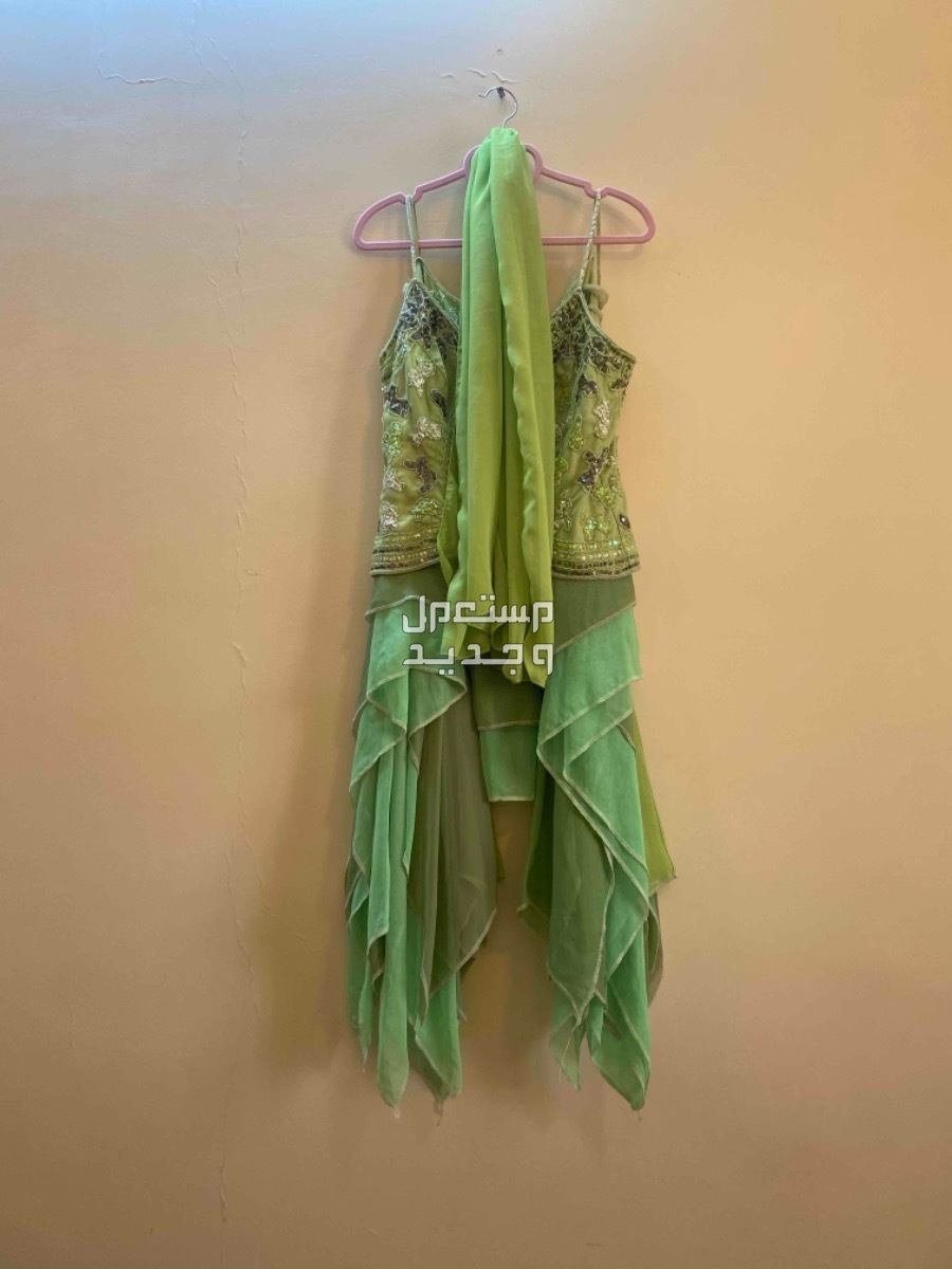 فستان بلون تيفاني  في الطائف بسعر 99 ريال سعودي اللبس كامل مع الشال