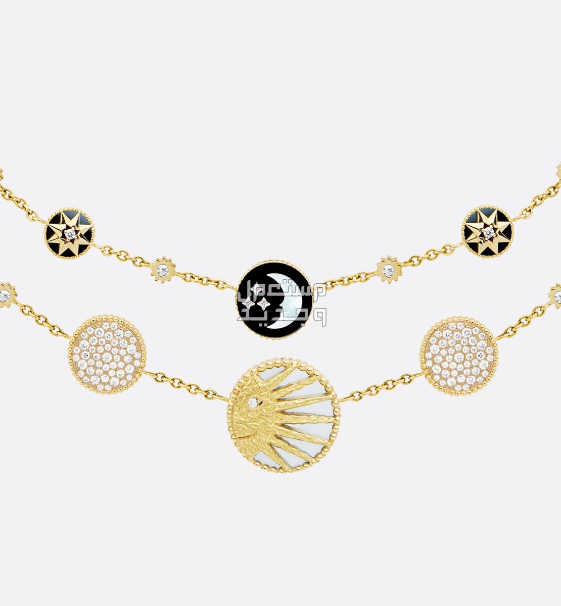 أفضل اسوارة نسائية ماركة لعام 2024 تفاصيل اسوارة نسائية ماركة من Dior rose de vents and rose celeste bracelet