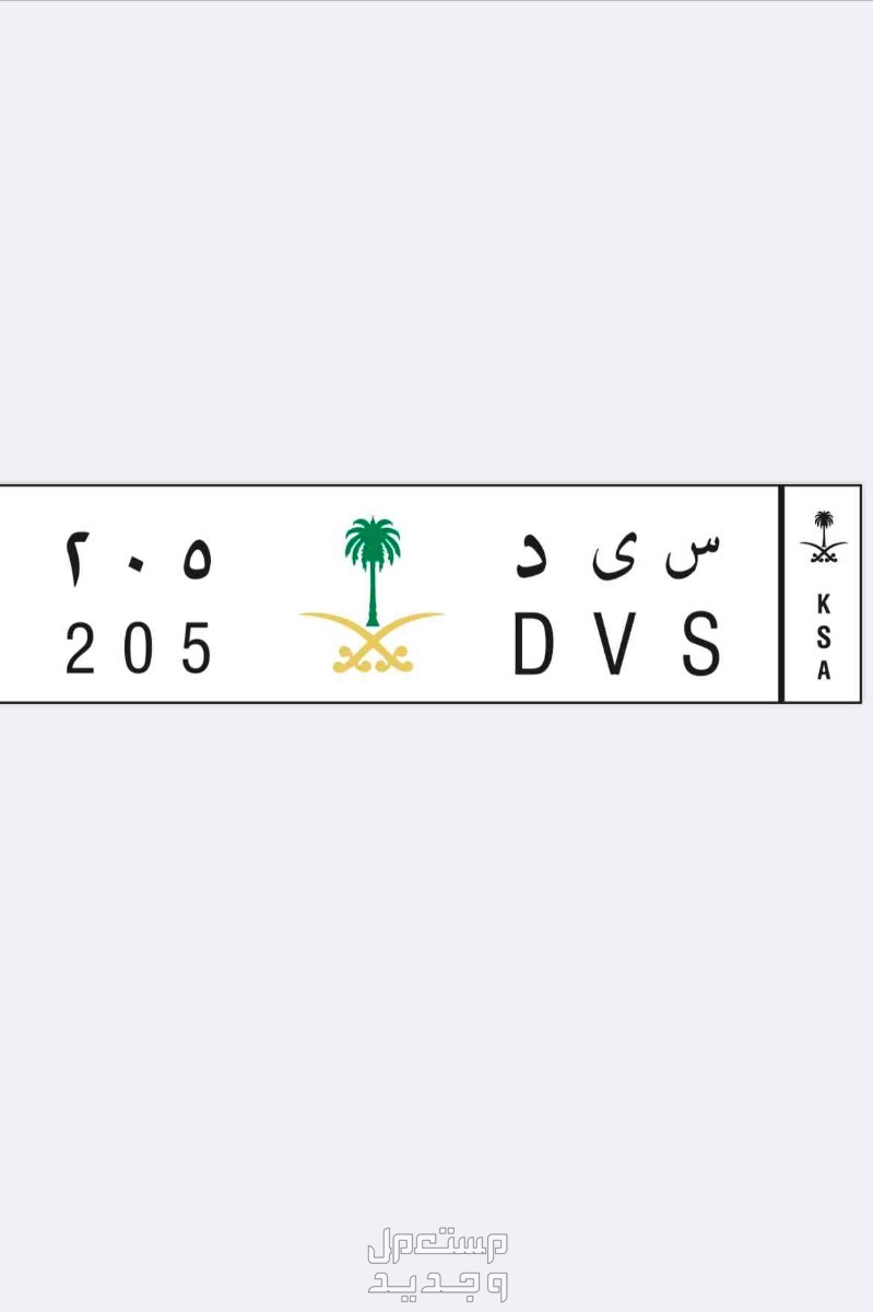 لوحة مميزة س ى د - 205 - خصوصي في الرياض