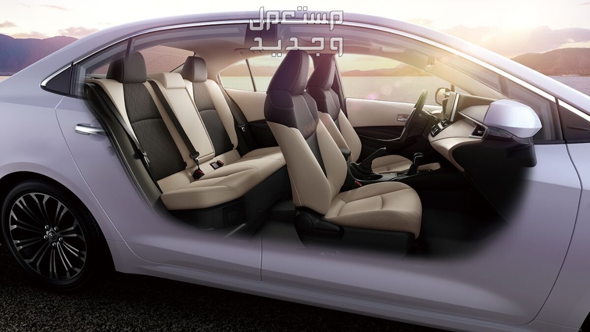 صور تويوتا كورولا 2024 الداخلية والخارجية والوانها بأعلى جودة بتشوفها سيارة تويوتا كورولا Toyota corolla 2024 من الداخل