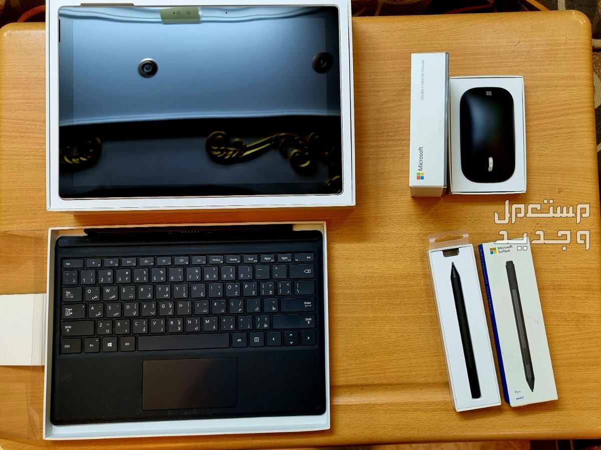 لابتوب سيرفس برو 7 من مايكروسوفت شبه جديد مع لوحة مفاتيح وقلم وفارة ماركة مايكروسوفت في النماص بسعر 3 آلاف ريال سعودي