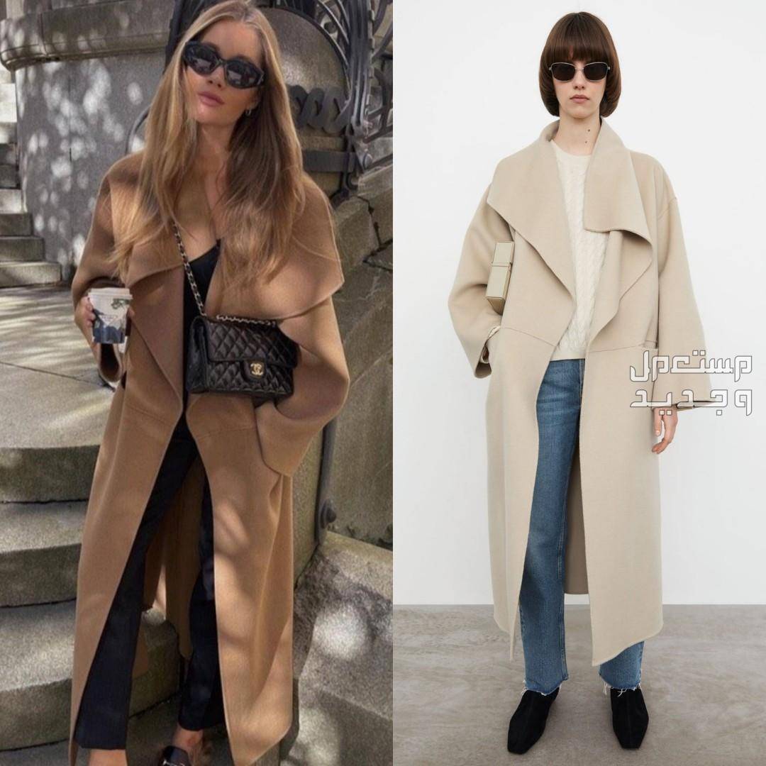 أفضل ترنش كوت بيج نسائي لشتاء 2024 ترنش كوت بيج من Toteme signature wool blend coat