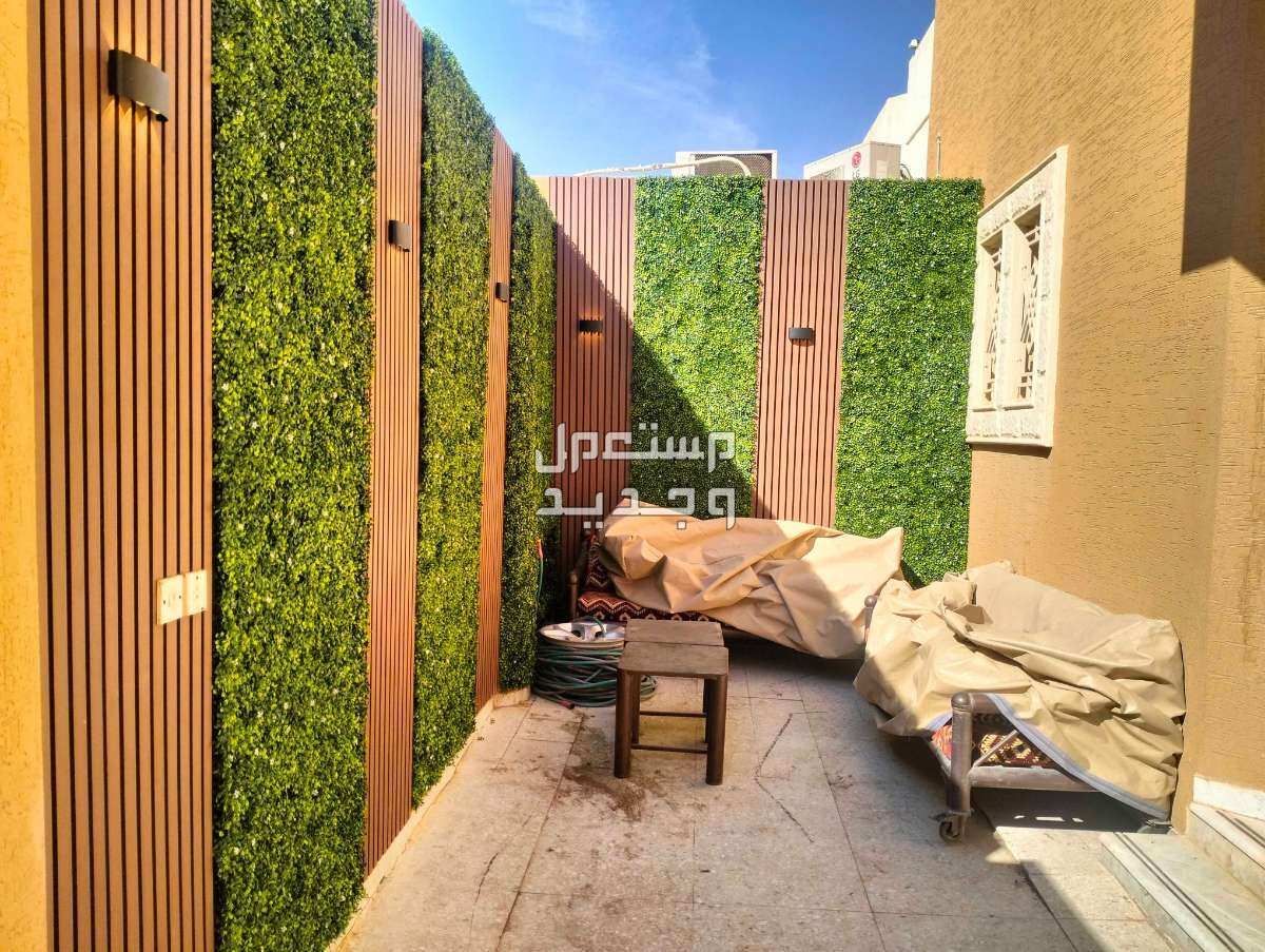 تنسيق حدائق وشلالات والعشب الصناعي  في الرياض