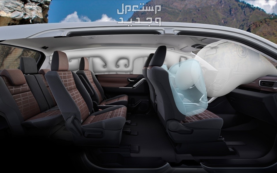 صور تويوتا انوفا 2024 الداخلية والخارجية والوانها بأعلى جودة بتشوفها في الأردن وسائد هوائية سيارة تويوتا  انوفا 2024-2025