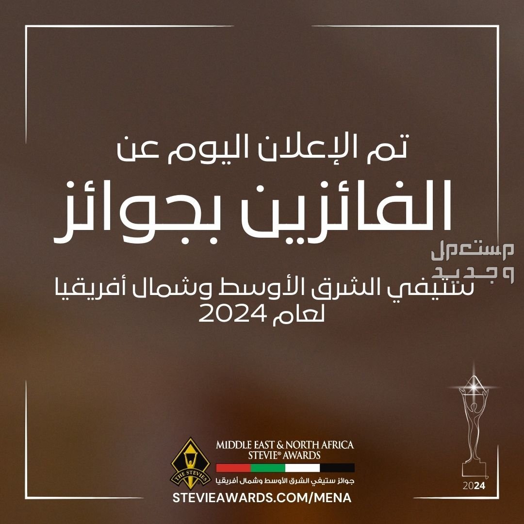 الإعلان عن الفائزين بجوائز ستيفي الشرق الأوسط وشمال أفريقيا لعام 2024