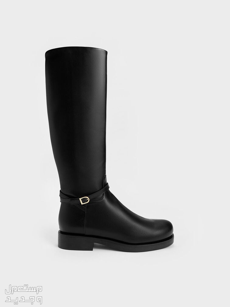 أحدث موديلات موضة أحذية بوت في شتاء 2024(صور) حذاء H&M knee high biker boots