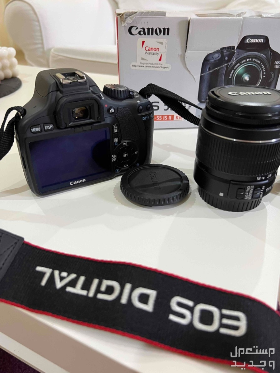 كاميرا كانون 550D في الرياض بسعر 2500 ريال سعودي