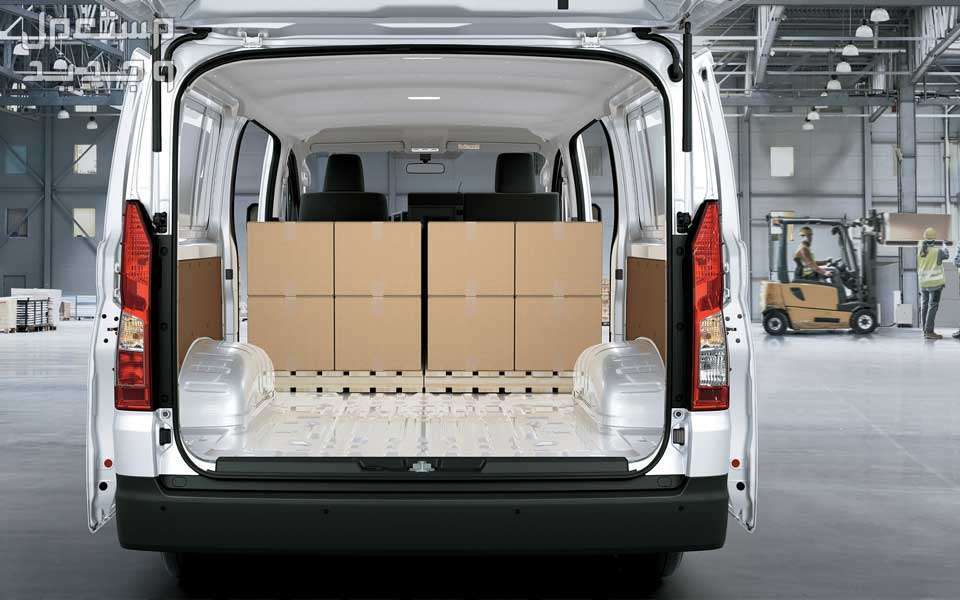 تويوتا هايس 2024 الجديدة كلياً هذي الفئات والاسعار من عند وكيلها الرسمي الباب الخلفي سيارة تويوتا  هايس 2024-2025