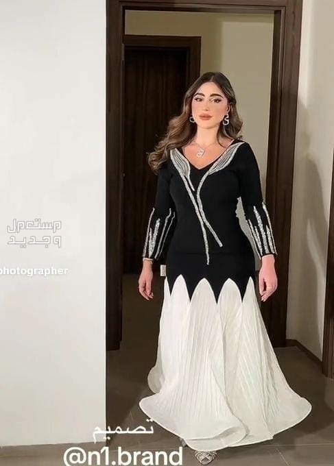 فستان انيق مميز متوفر بكل المقاسات