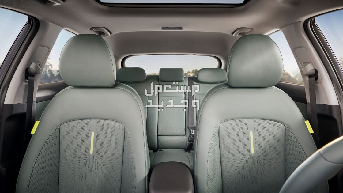 صور هيونداي كونا 2024 بجودة عالية من الداخل والخارج والألوان المتوفرة في الكويت مقاعد سيارة هيونداي كونا 2024-2025