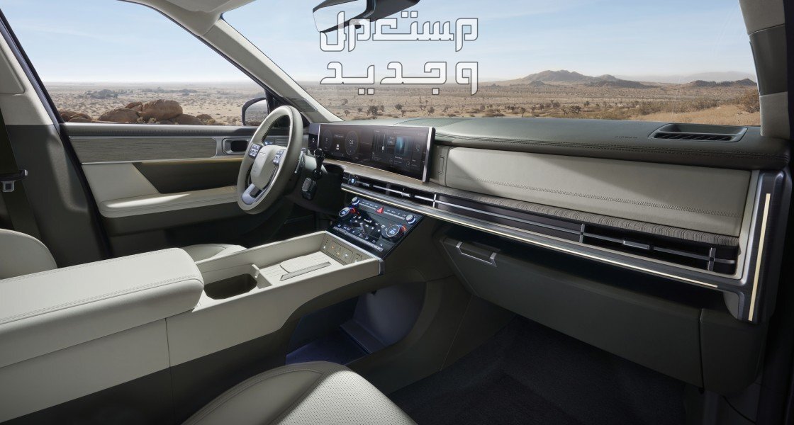 هيونداي سنتافي 2024 الجديدة بجميع الفئات والاسعار المتوفرة عند الوكيل وابرز العيوب والمميزات في البحرين مقصورة القيادة سيارة هيونداي سنتافي 2024-2025